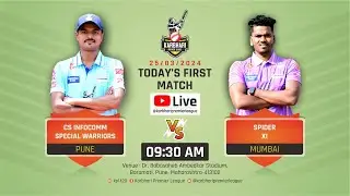 | KPL 2024 | CS INFOCOMM SPECIAL WARRIORS  V/S SPIDER XI |