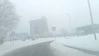Yerevan 🇦🇲 heavy snow fall