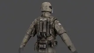 Military Tactical Gear Pack | Austrian Cobra Uniform | Game-Ready Asset