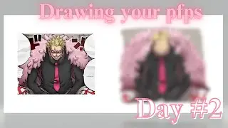 Drawing the top comment's pfp | Day 2