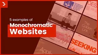 Best of Design Trends 2022: 5 examples of monochromatic websites