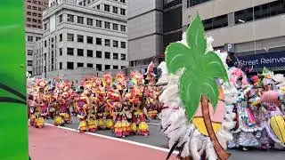 Durning String Band - warming up - 2025 Mummers Parade.