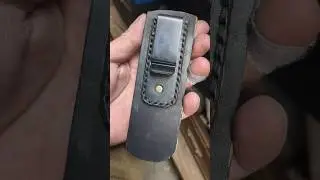 Attaching a belt clip to a knife sheath.#KnifeSheath