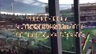 Torino-Roma.  Ultras Roma chants