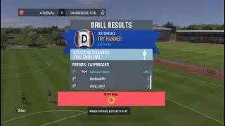 FIFA 20 pre match training