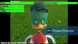 Back at the Barnyard Krauser Krebs Fight with healthbars 1/2