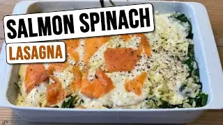 👩‍🍳 Salmon and Spinach Lasagna Recipe 2024 | Delicious Fish Lasagna Recipe