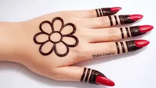 Easy Stylish Backhand Mehndi design | Simple Mehandi design | New Mehandi ka design | Mehndi design 