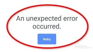 How To Fix An Unexpected Error Occurred || Facebook Error || Android Mobile