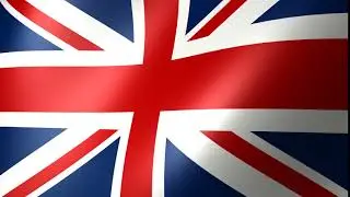 BRITISH FLAG WAVING - 4K ANIMATION