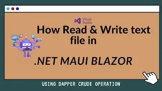 How Read and write text file in MAUI Blazor