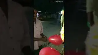Making apple balloon