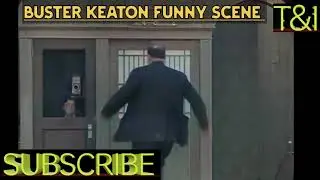 Buster Keaton funny scene #funny #funnymovies #comedyscenes #comedyscene #buster#comedy #ttending