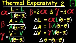 SOLVED EXAMPLE PROBLEMS ON THERMAL EXPANSIVITY || LINEAR || AREA || VOLUME EXPANSIVITY