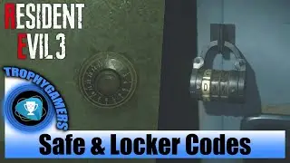 Resident Evil 3 Remake - All Safe and Locker Codes