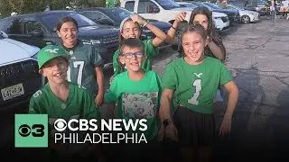 Fans celebrate as Eagles football returns to South Philadelphia
