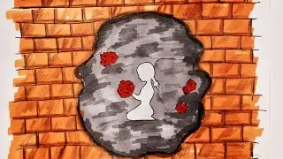 Рисунок о войне к ДНЮ ПОБЕДЫ 9 МАЯ/Drawing about the war for VICTORY DAY on MAY 9
