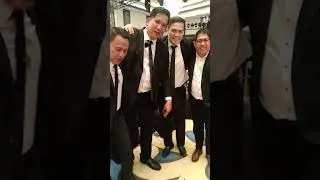 Purefoods reunion - Jerry Codinera, Alvin Patrimonio, and coach Ryan Gregorio, with brother Allan