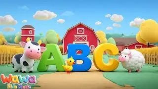 ABC Farm Song &ndash; Learn A to Z with Farm Animals & Tools! | Wawa Kids Music