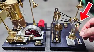 САМЫЙ МАЛЕНЬКИЙ В МИРЕ РАБОЧИЙ ПАРОВОЙ СВЕРЛИЛЬНЫЙ ПРЕСС - RETROL SE-03