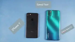 Infinix Smart 5 Vs Iphone 7 | Speed Test And Comparison