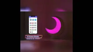 ECOLOR Bedside Moon Lamps for Bedroom, Warm White Lights Led Bedside Lamp Touch Control, Sync Music