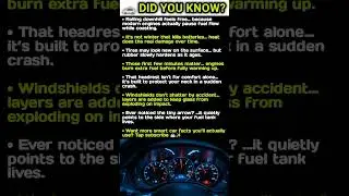 Car Facts Most Drivers Never Notice
