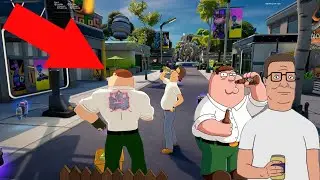 Peter Griffin & Hank Hill Get Drunk In Party Royale
