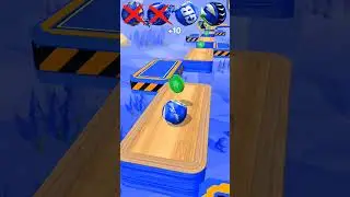 Which Blue Ball Pass this Level ❓ Going Balls #shorts