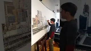 Huge Cityscape Drawing of Montreal Update