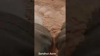 Stony red dirt #drycrumbling #reddirt #grittytexture #oddlysatisfying #youtubeshorts #asmr