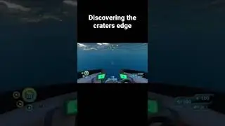 Discovering the crater&rsquo;s edge.