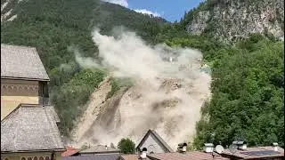 Ottocento chili di tritolo per far saltare la frana di Perarolo di Cadore
