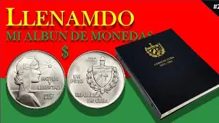 LLENADO MI #album DE #monedas de #CUBA