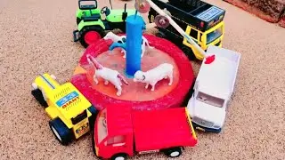 A super tanker accident in side handpump | big excavator helps to right the truck | gadi ka video