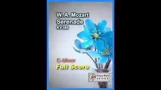 W. A. Mozart Serenade KV388 Full Score / 모차르트 세레나데 in C-Monor