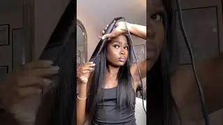 Light Yaki Silk Press Clip-In Extension Sets | One Bundle Set For Full Head |Curlsqueen