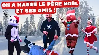 🎅 Massage sportif avec le pied : récupération profonde pour coureurs… version Père Noël ! 👣🏃‍♂️