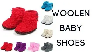 WARM CROCHET BABY SHOES - WOMANLINESS