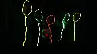 Night soccer battle - Playing soccer at night