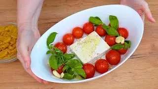 Paste cu brânză Feta și roșii la cuptor 🍅 – rețetă simplă, rapidă și gustoasă pentru cină