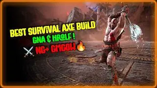 Best Survival Axe Build vs Gn&aacute; & Berserker King NG+ GMGOW Ragnarok #ngplus #opbuild