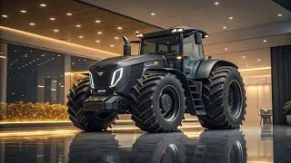 Futuristic Luxury Tractor 2027 &ndash; Power, Tech & Next-Gen Farming