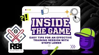 Effective Training Tips for T-ballers with Coach Steph Lewer | Inside the Game Ep. 16
