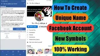 How To Create Unique Name Facebook Account 2022