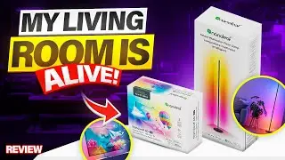 How I Made My Living Room Look AWESOME! | Nanoleaf 4D v2 and Smart Multicolor Floor Lamp Review