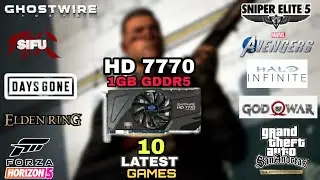 HD 7770 In Mid 2022 | 10 Latest Games Tested | AMD HD 7770 In 2022 !