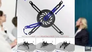 Review - VIVO Extending Ceiling Projector Mount, Height Adjustable Projection, Up to 12.5
