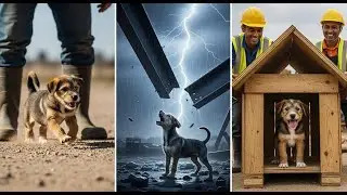 The Stray Puppy That Saved a Construction Site 🐶❤️ | Emotional Dog Story