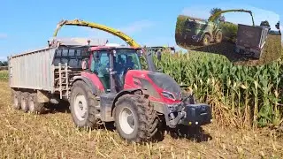 Nová Valtra Q305 2024 |Siláže Kukuřice 2024 | John Deere 9900i (Jasno Jasenná Zlín)